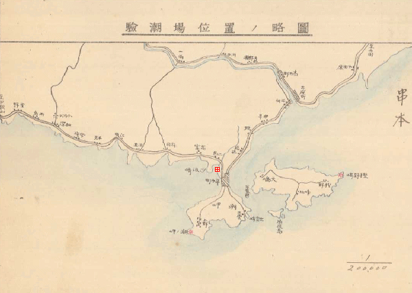 Brief map of Kushimoto Tide Station (image)