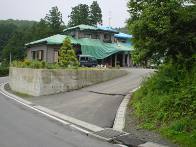 建物の被害状況の写真