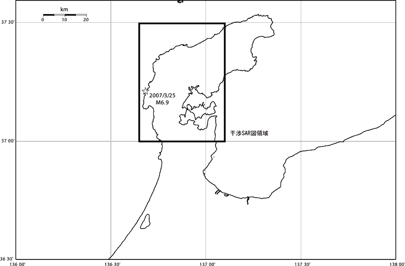 干渉SAR位置図