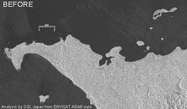 image Several new islands have appeared in the northwestern part of Nias Island, uplifted by fault movement during the earthquake.