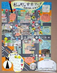 作品：私の町の安全マップ今新庄家～四条大宮