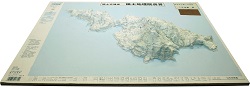 作品：地図模型「口永良部島」