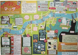 作品：サイクリングマップ・親子でめぐろう長良川