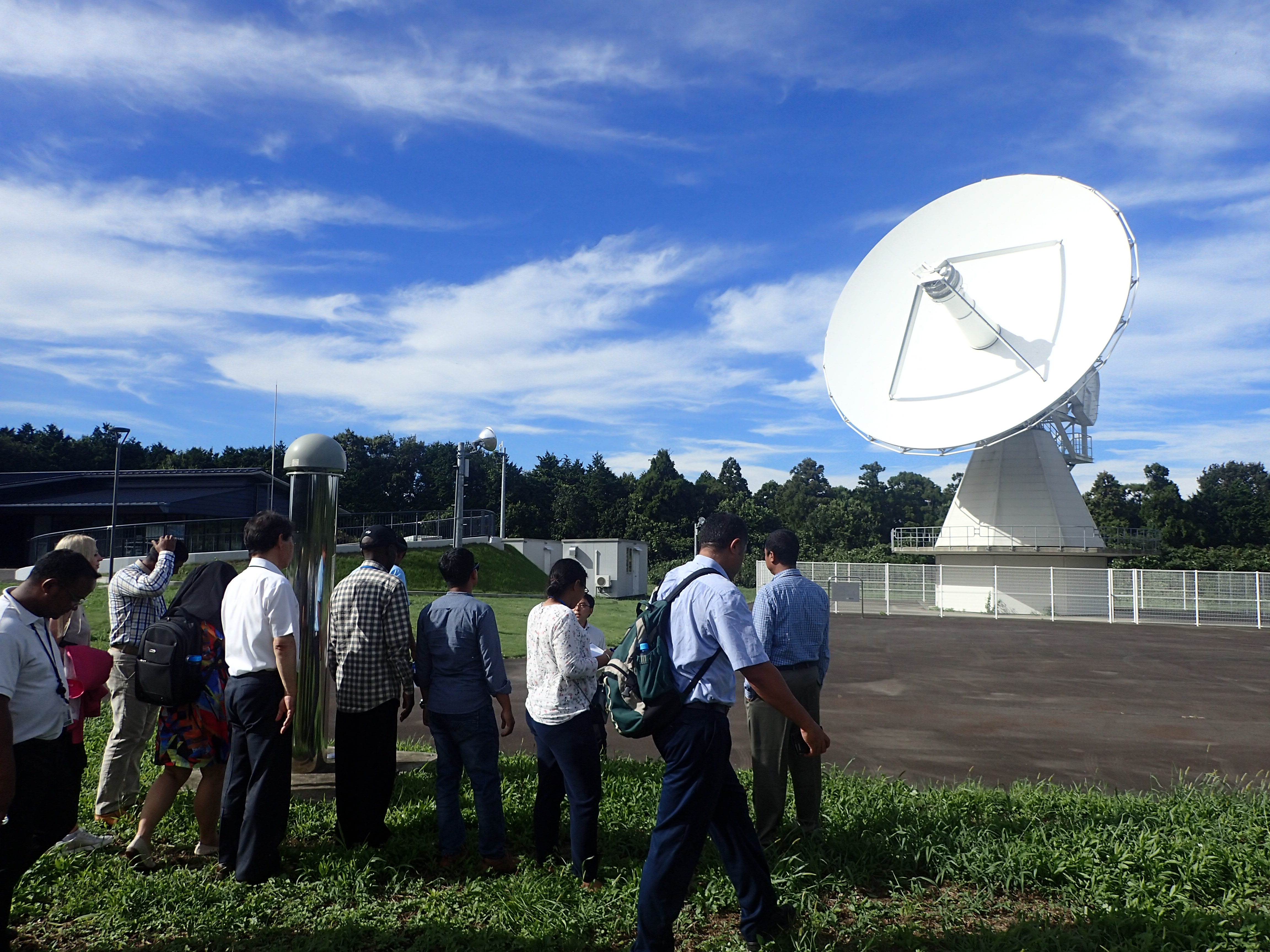 photo of Ishioka VLBI station tour