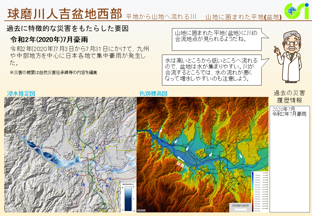 球磨川人吉盆地西部特性図１