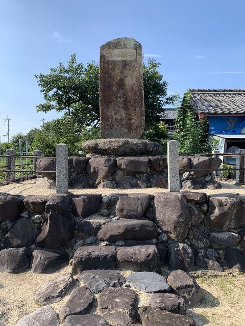 南山城水害記念碑の写真