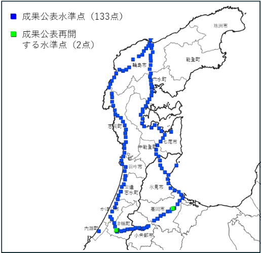 水準点成果公表箇所
