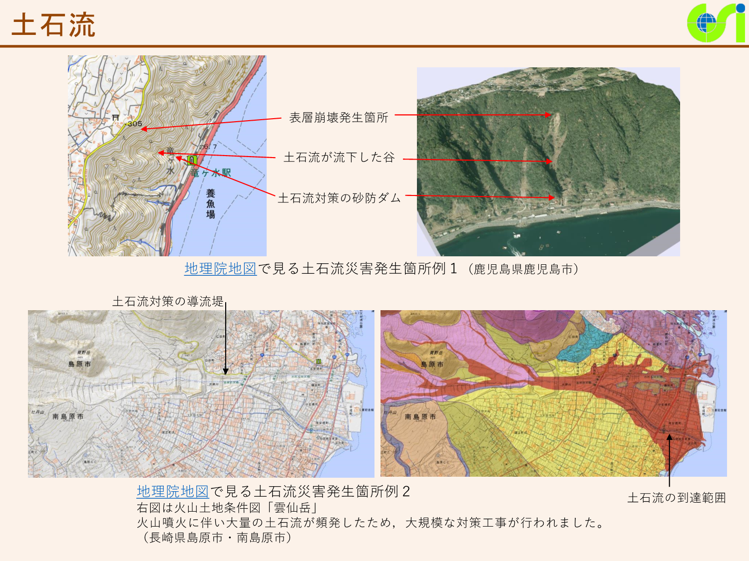 土石流に関する説明資料