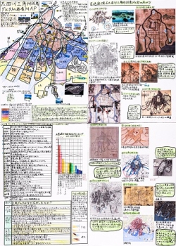 作品名：太田川三角州（広島デルタ）の発展の歴史