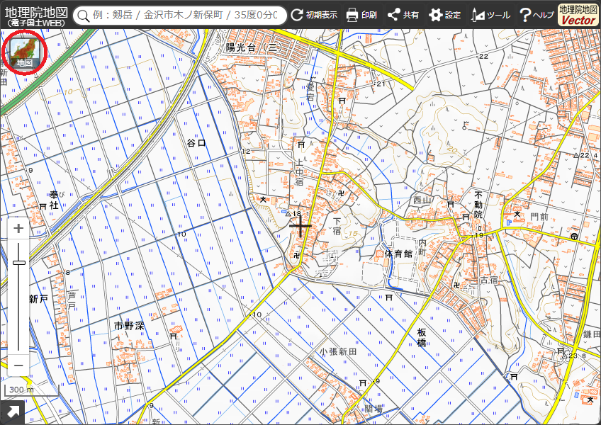 利用方法 画像1 「地図」をクリック